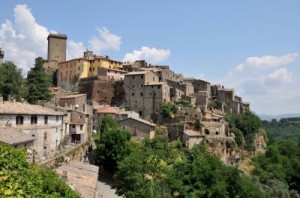 Una veduta di Civitella d'Agliano