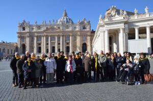 I pensionati Coldiretti in piazza San Pietro