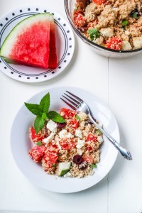 Cous cous, anguria e feta