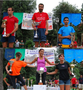 Trofeo dei Falisci: il podio maschile e quello femminile