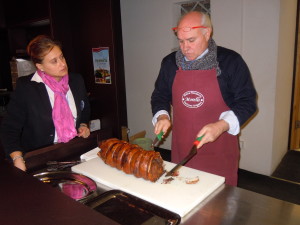 La porchetta, uno dei prodotti tipici più apprezzati