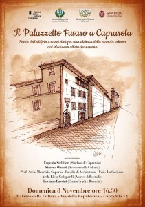 La locandina dell'evento a Caprarola