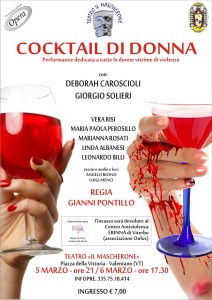 LOCANDINA COCKTAIL DI DONNA VALENTANO