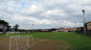 Lo stadio “Terzo Pimpolari” di Giove