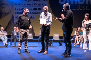 Un momento dell'incontro con il giudice GIuseppe Ayala