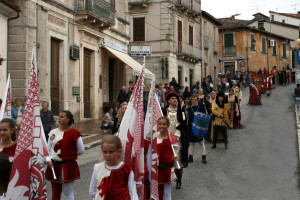 Il Gruppo Sbandieratori e Musici dell'Associazione culturale Pilastro