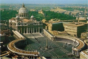 Roma San Pietro, l'arrivo