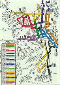 mappa rioni sotto le stelle