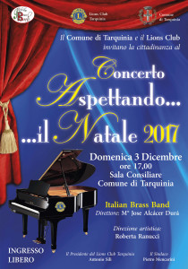 Manifesto Concerto Natale tarquinia 2017